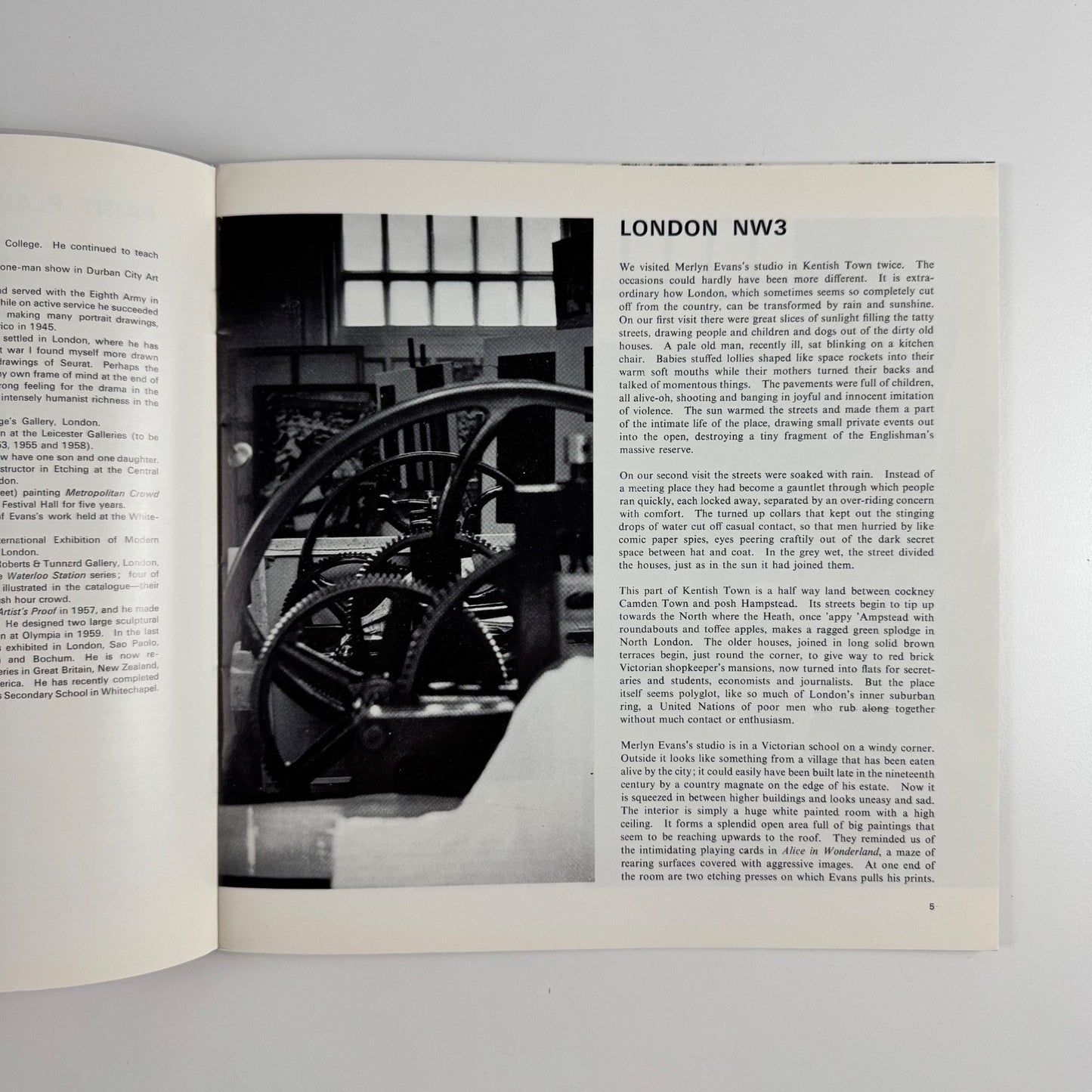 Background | The artist and his environment -  Alan Davie, Merlyn Evans, Ivon Hitchens and Victor Pasmore | Welsh Arts Council, 1965