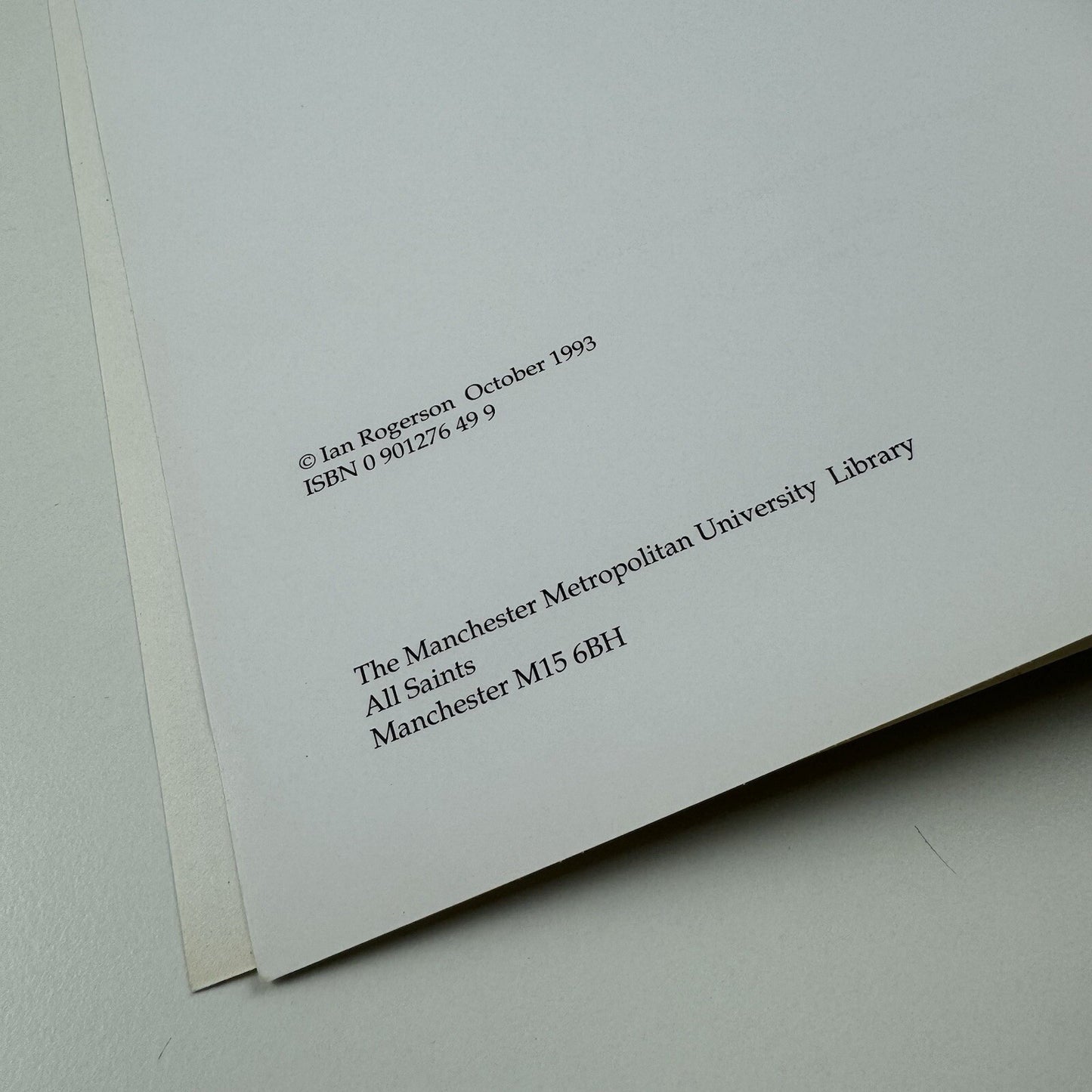 The Cloister Press Heaton Mersey near Manchester | Catalogue of the Collection in The Manchester University Library by Ian Rogerson | Second edition 1993
