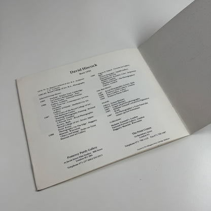 David Hiscock | Pomeroy Purdy Gallery, London, 1990