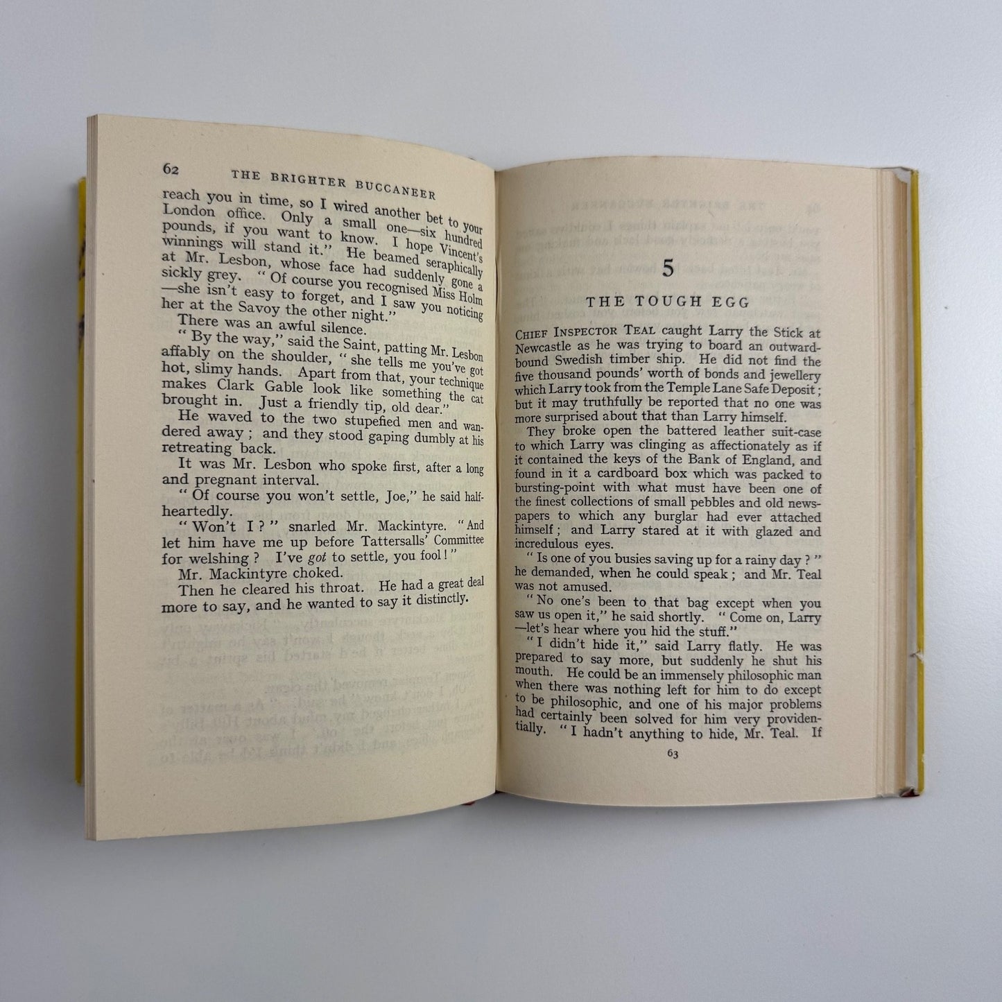 The Brighter Buccaneer by Leslie Charteris | Hodder & Stoughton, 1949 edition, 19th impression