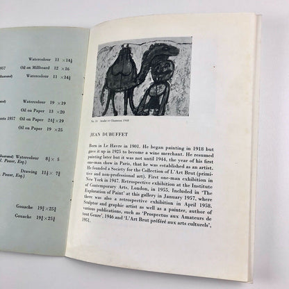 Actualités. Contemporary Watercolours and Gouaches by Appel, Bluhm, Davie, Dubuffet, Francis, Jorn, Mathieu, Michaux, Riopelle, Stubbing, Wemaere, Wols, Wolvecamp | Arthur Tooth & Sons, 1959