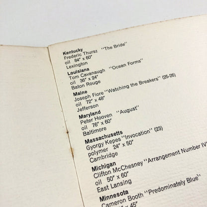 The Rockford – Fifty States of Art Exhibition 1965 | Rockford Art Association Burpee