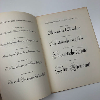 Symphonie | Nach Entwüfen von Imre Reiner | Bauersche Giesserei | Type specimen folder and inserts
