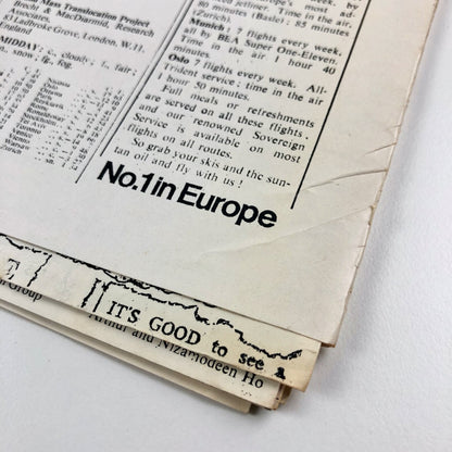 Artist Placement Group inn70 Hayward Gallery catalogue – December, 1971
