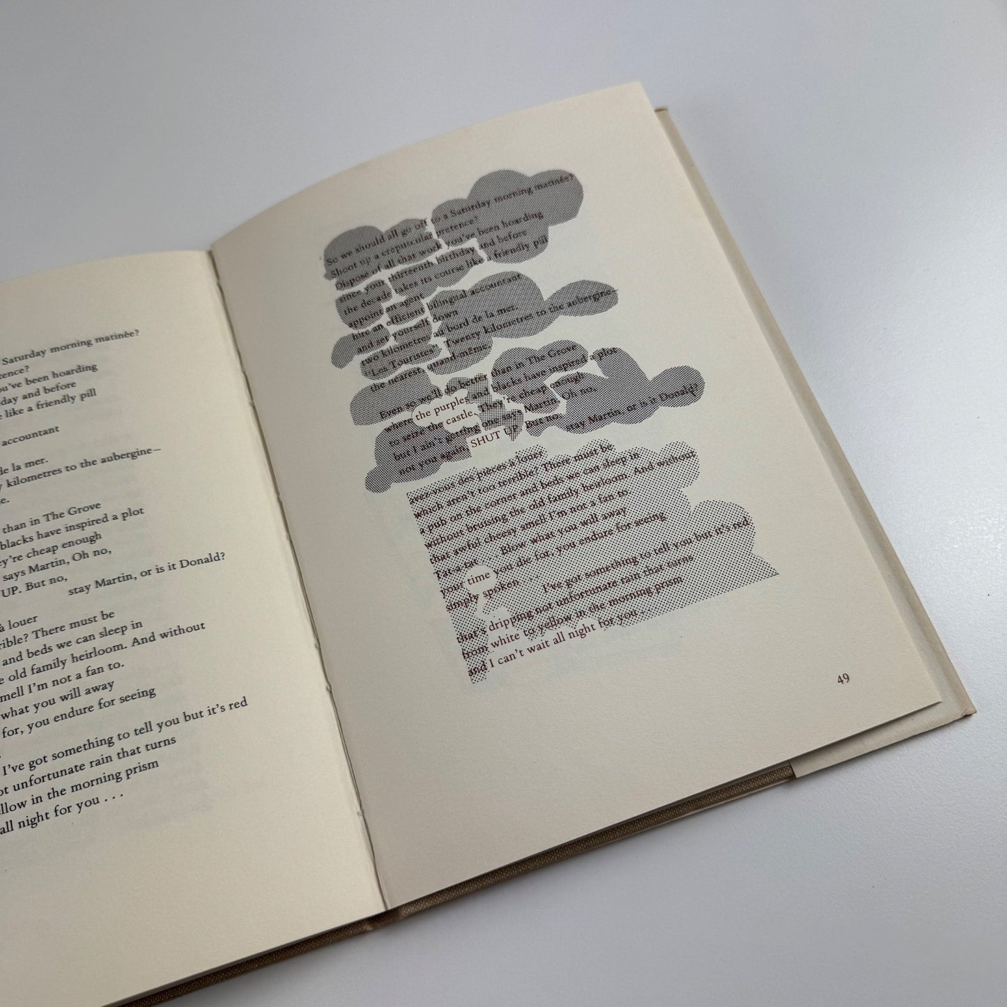 In One Side & Out the Other John James Andrew Crozier Tom Phillips | Ferry Press, 1970 inscribed