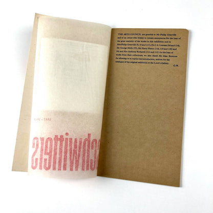 Kurt Schwitters 1887-1948 | The Arts Council, 1959