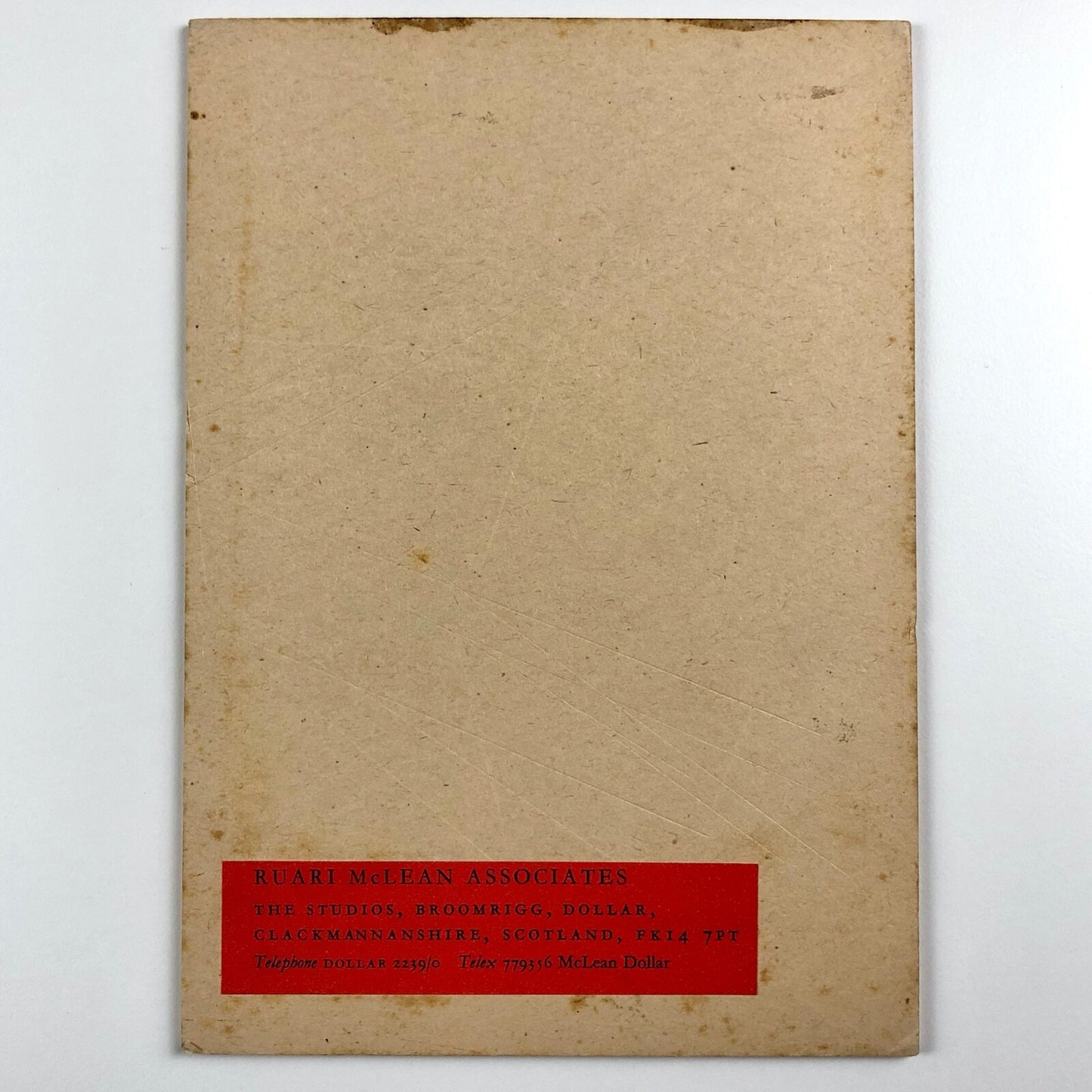 Artwork for Royal Mail – Culzean Castle and Ailsa Craig | Design by Ruari McLean Associates | Produced in 1976