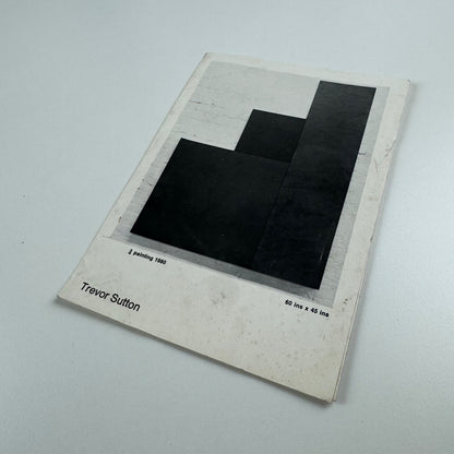 Folding card for Trevor Sutton | S. East Gallery, London, 1981