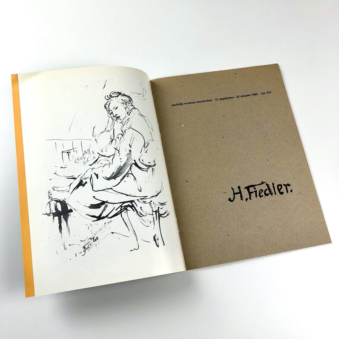 H. Fiedler | Stedelijk Museum exhibition catalogue | Cat. no. 315, 1962