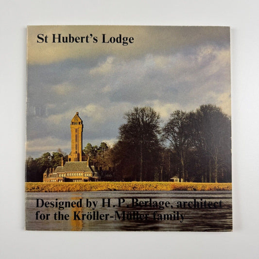 St Hubert’s Lodge. Designed by H.P. Berlage, architect for the Kröller-Müller family. National Park De Hoge Veluwe, 1985