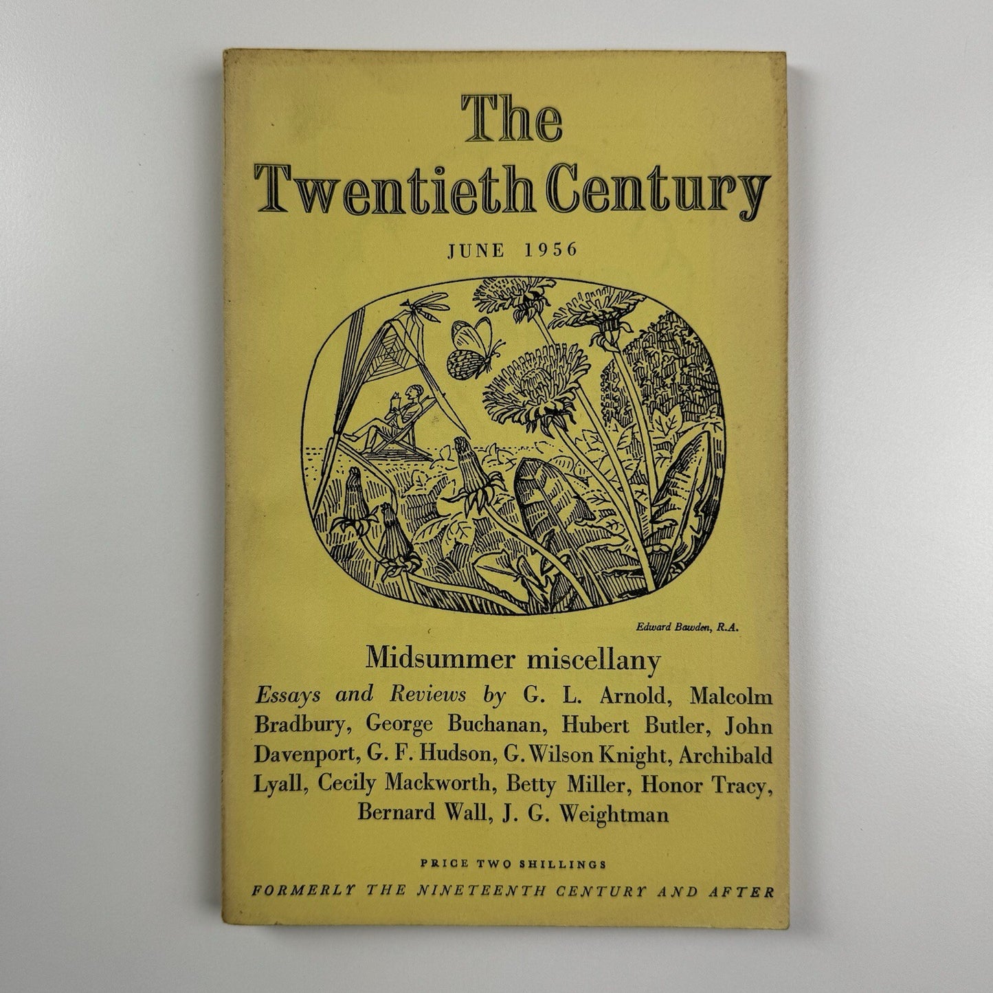 The Twentieth Century – June 1956, Vol. CLIX No. 952 | Edward Bawden cover