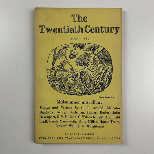 The Twentieth Century – June 1956, Vol. CLIX No. 952 | Edward Bawden cover