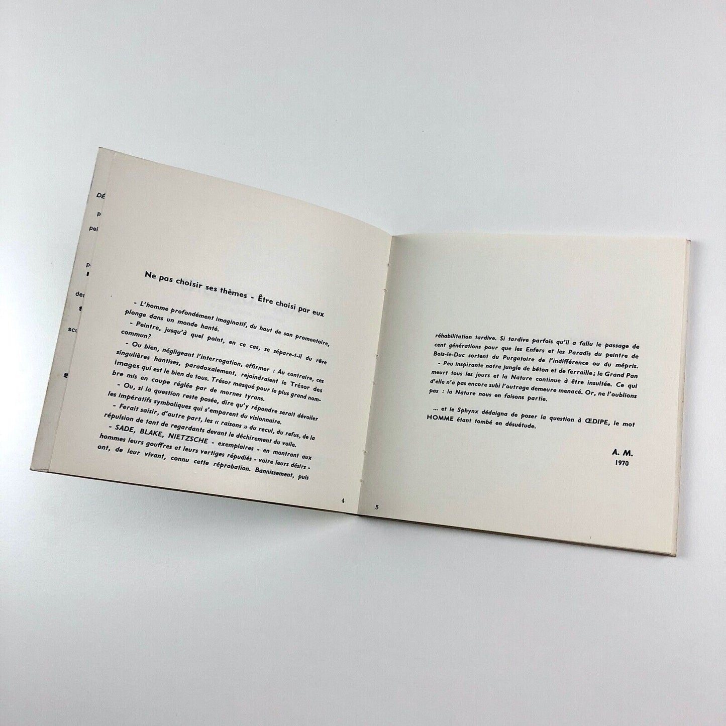 André Masson: Oeuvres Récentes 1968-1970| Galerie Louise Leiris 1970