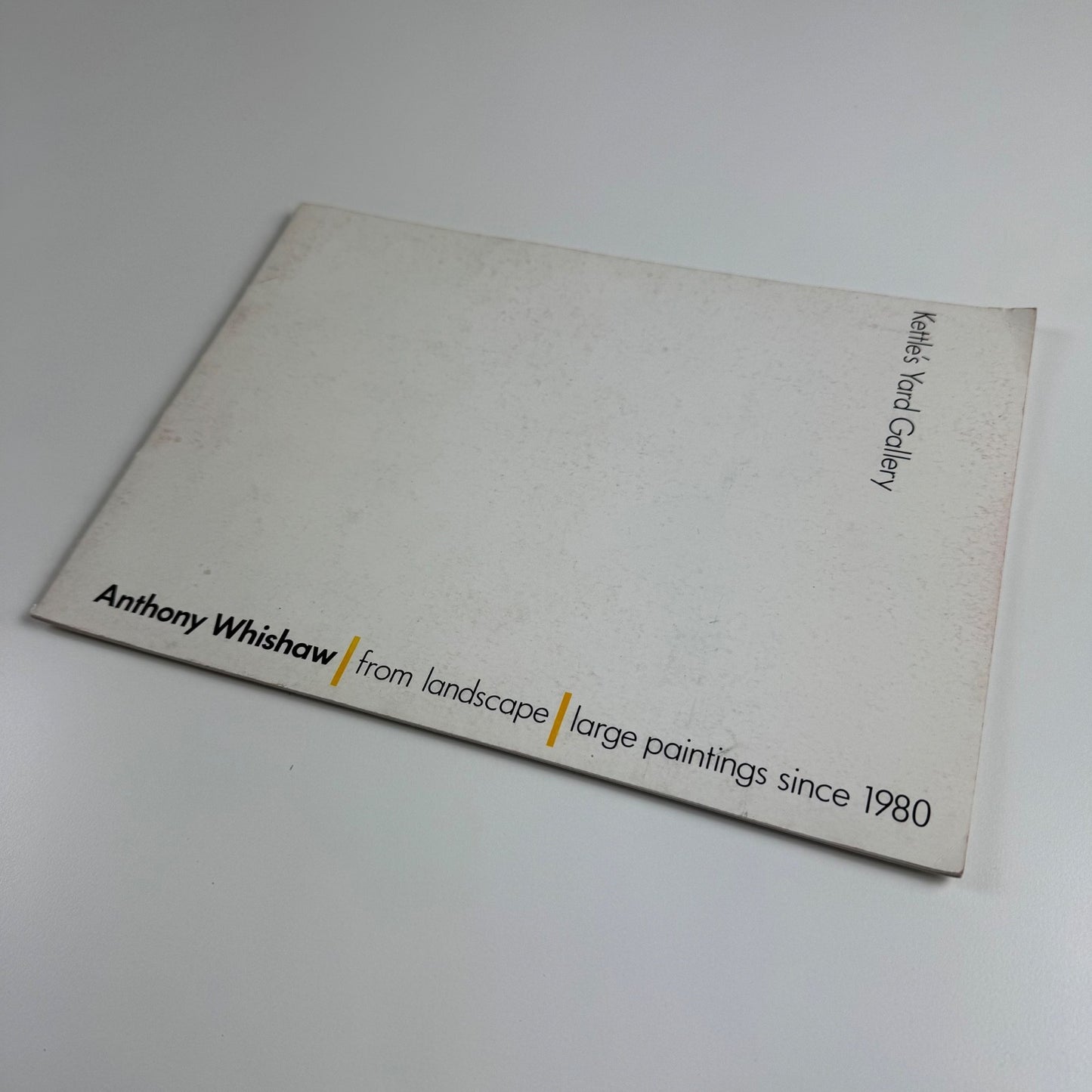 Anthony Whishaw from landscape large paintings since 1980 | Kettle's Yard, 1982