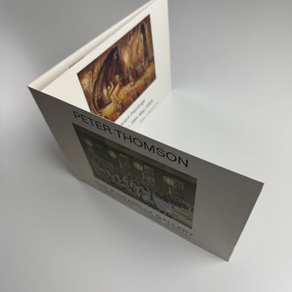 Folding card Peter Thomson | Piccadilly Gallery 2004