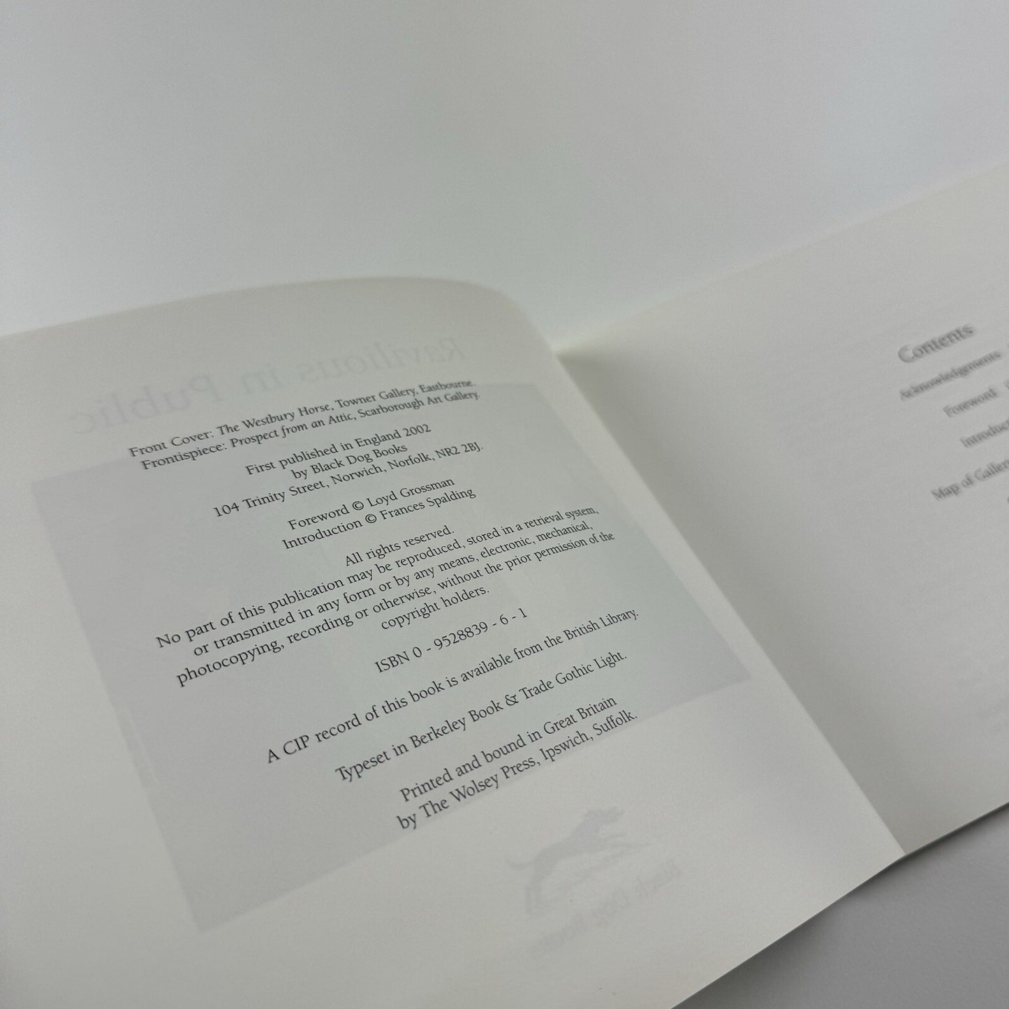 Ravilious in Public A guide to works by the artist in Public Collections | Black Dog Books, 2002