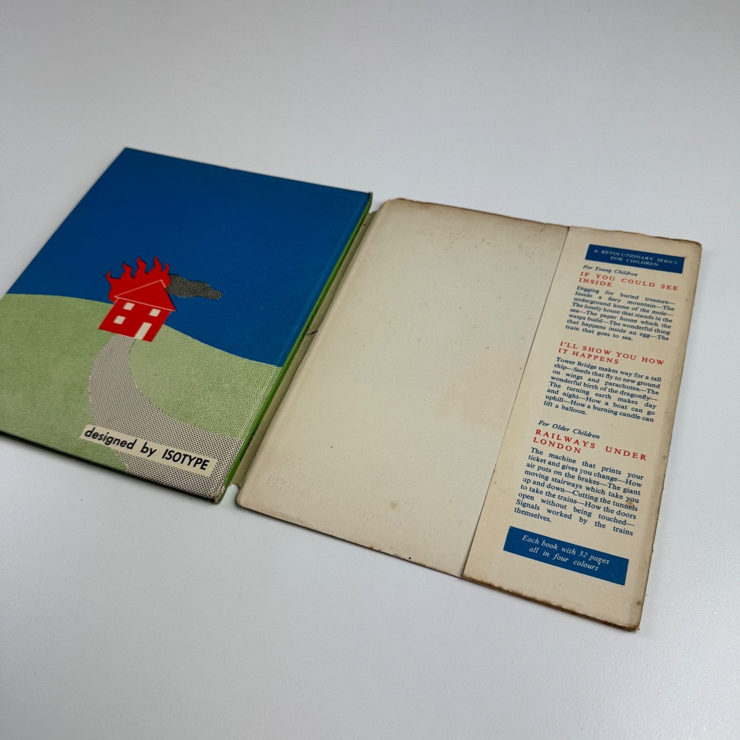 Fire! A Parrish Colour Book for Children by Marie Neurath. Max Parrish, London, 1950 Isotype Institute