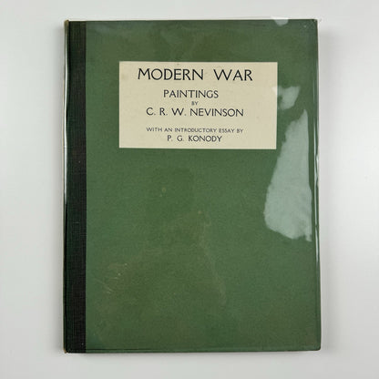 Modern War – C.R.W. Nevinson | Grant Richards Ltd, 1917 | Intro P. G. Konody