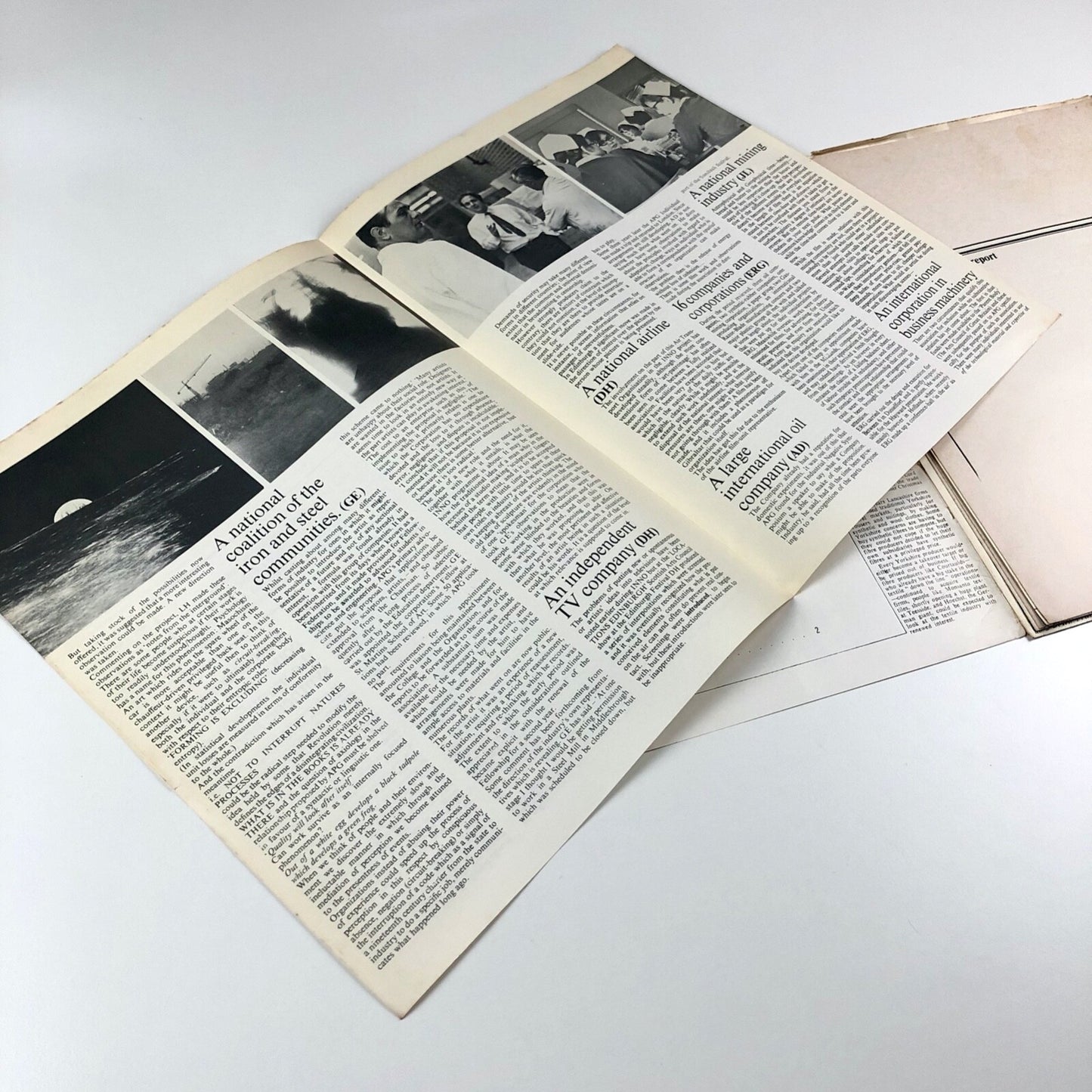 Artist Placement Group inn70 Hayward Gallery catalogue – December, 1971