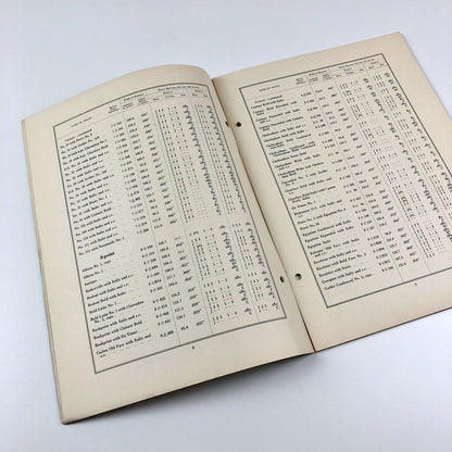 Index to Linotype Matrix Founts | Linotype, London booklet 1975