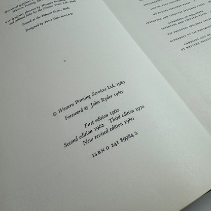 The New Western Type Book foreword by John Ryder Western Printing Services 1980