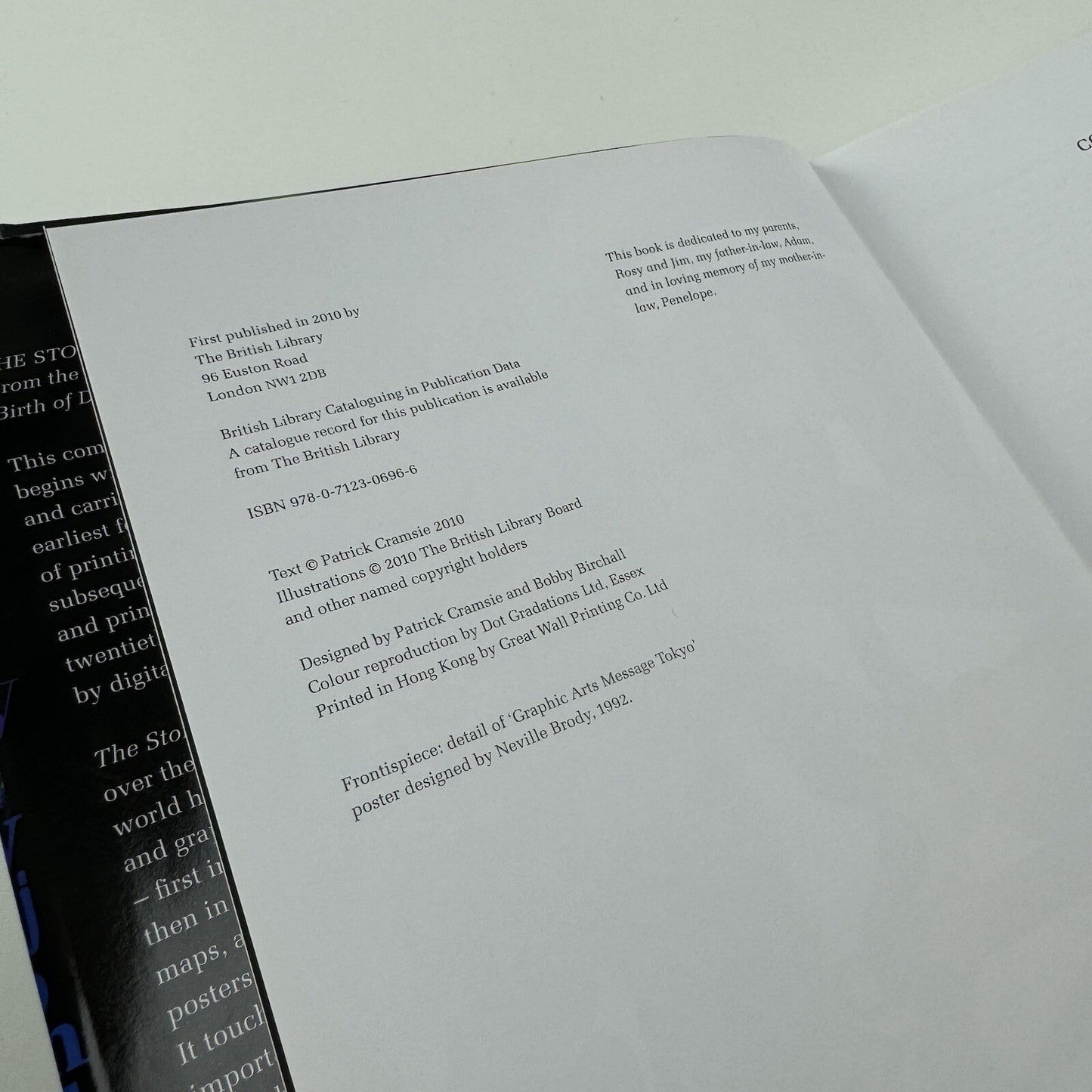 The Story of Graphic Design by Patrick Cramsie | British Library, 2010