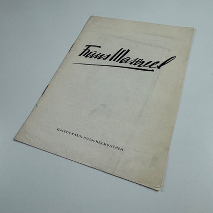Leaflet for Frans Maserell | Galerie Karin Hielscher, Munich, 1951
