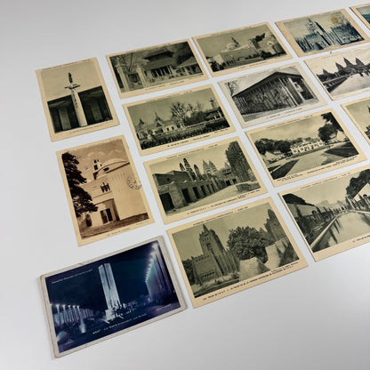 22 postcards relating to the Exposition Coloniale Internationale de Paris 1931