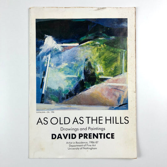 Dave Prentice – As Old As The Hills | University of Nottingham 1986-87 signed leaflet