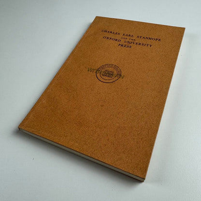 Charles Earl Stanhope and the Oxford University Press Horace Hart | notes by James Mosley