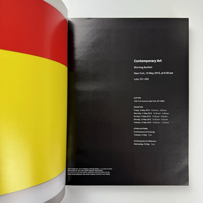 Contemporary Art | Sotheby's New York catalogue, 15 May 2013 – morning NO8992