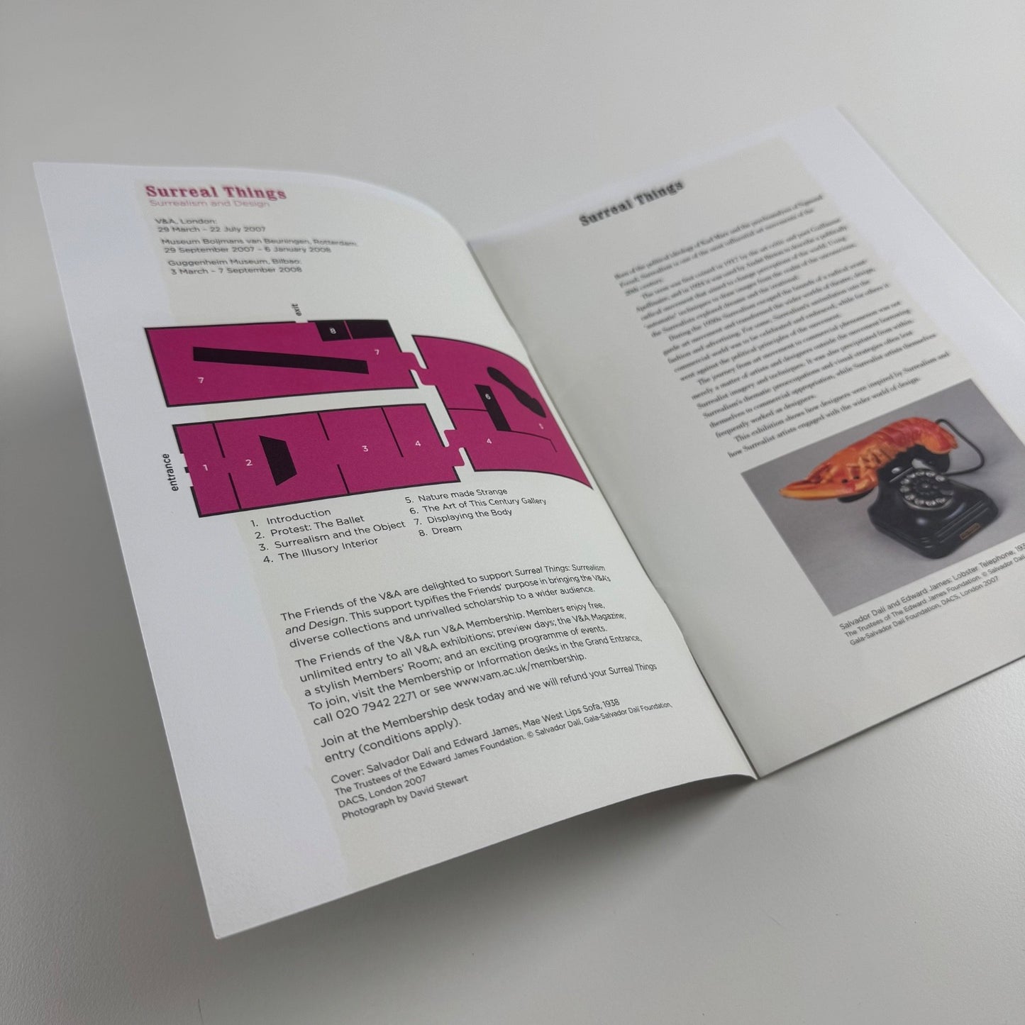 Gallery guide for Surreal Things: Surrealism and Design | V&A, 2007