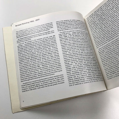 British Painting 1952-1977 Royal Academy of Arts | catalogue design by Gordon House