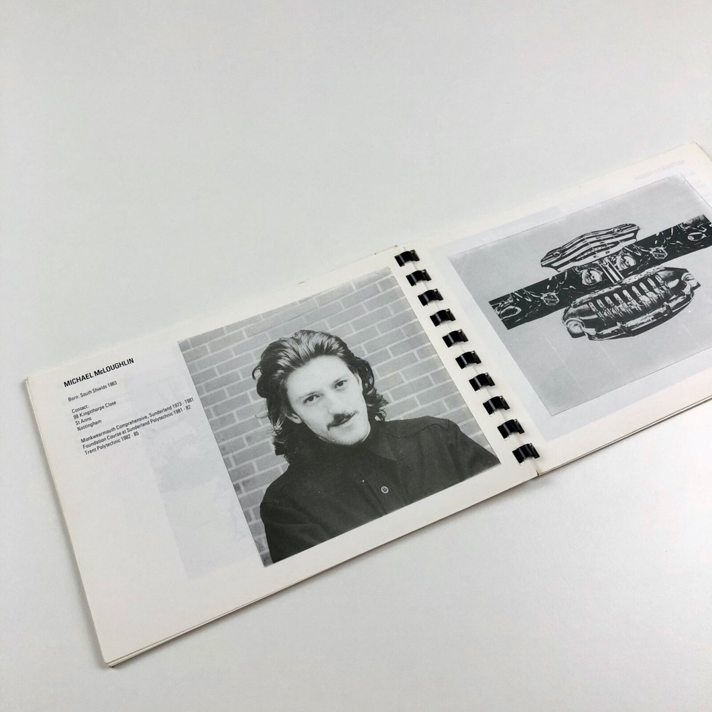 Trent Polytechnic – Fine Art Degree Show, 1985 brochure