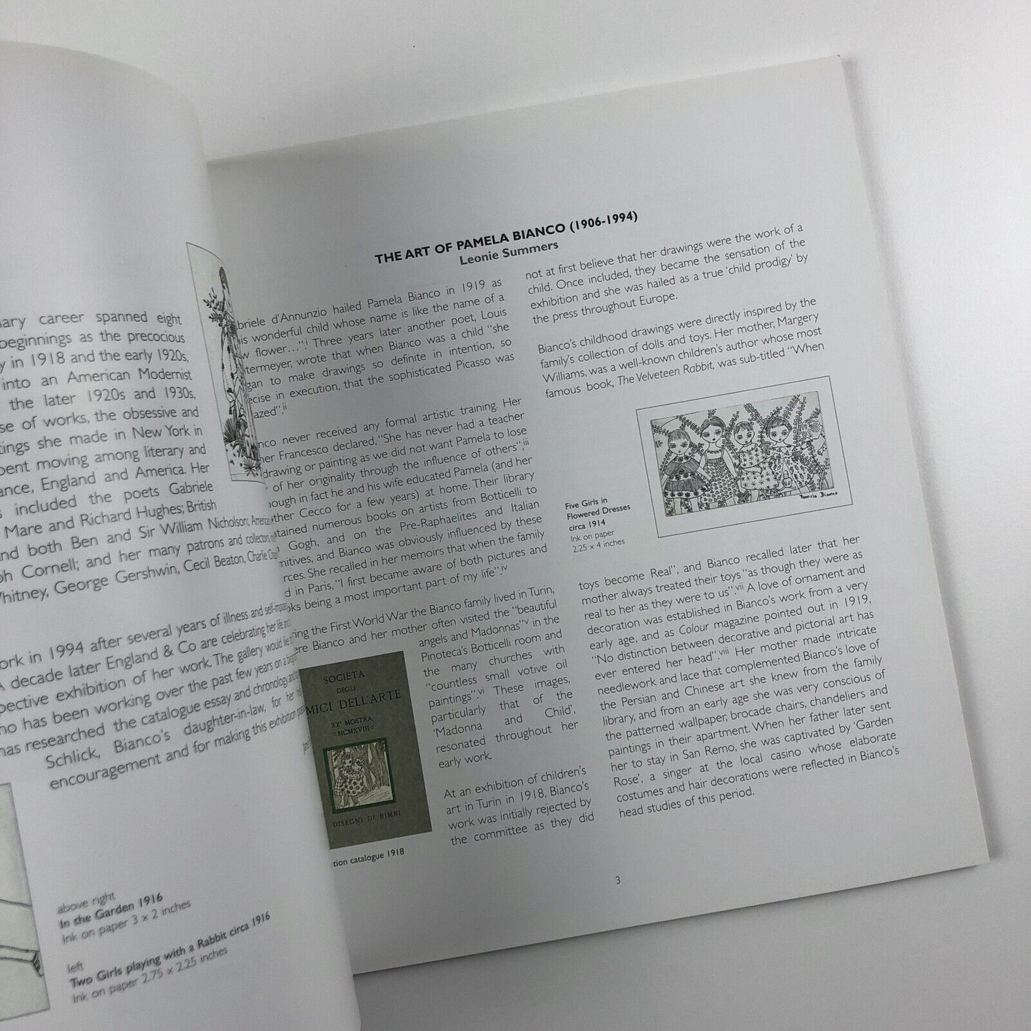 Pamela Bianco: Retrospective Exhibition | England & Co, London, 2005 | edited by Jane England