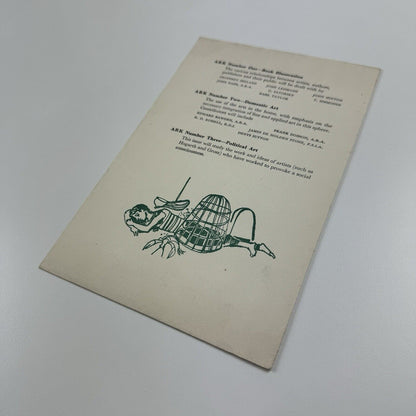 Promotional leaflet for ARK journal – Royal College of Art | October 1950