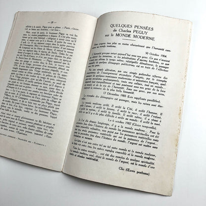 La Vocation Héroïque de Charles Péguy | Editions des Flambeaux 1941