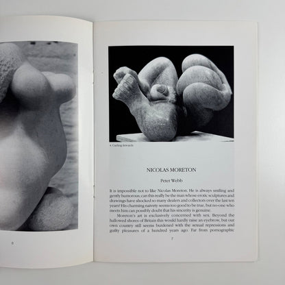 Nicolas Moreton. Stonecarving by Peter Webb | Goldmark Gallery, 1995