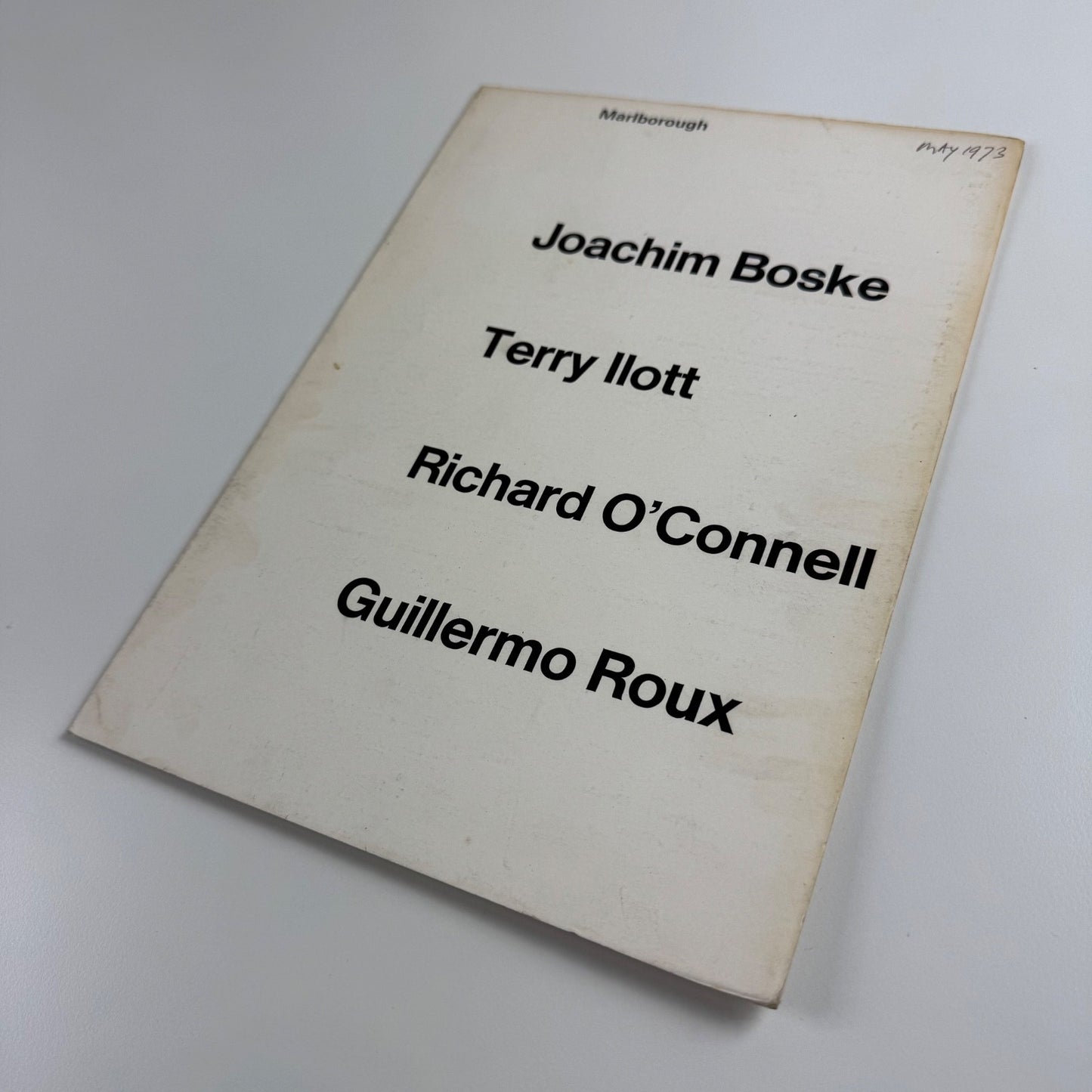 Joachim Boske, Terry Illott, Richard O’Connell, Guillermo Roux | Marlborough 1973