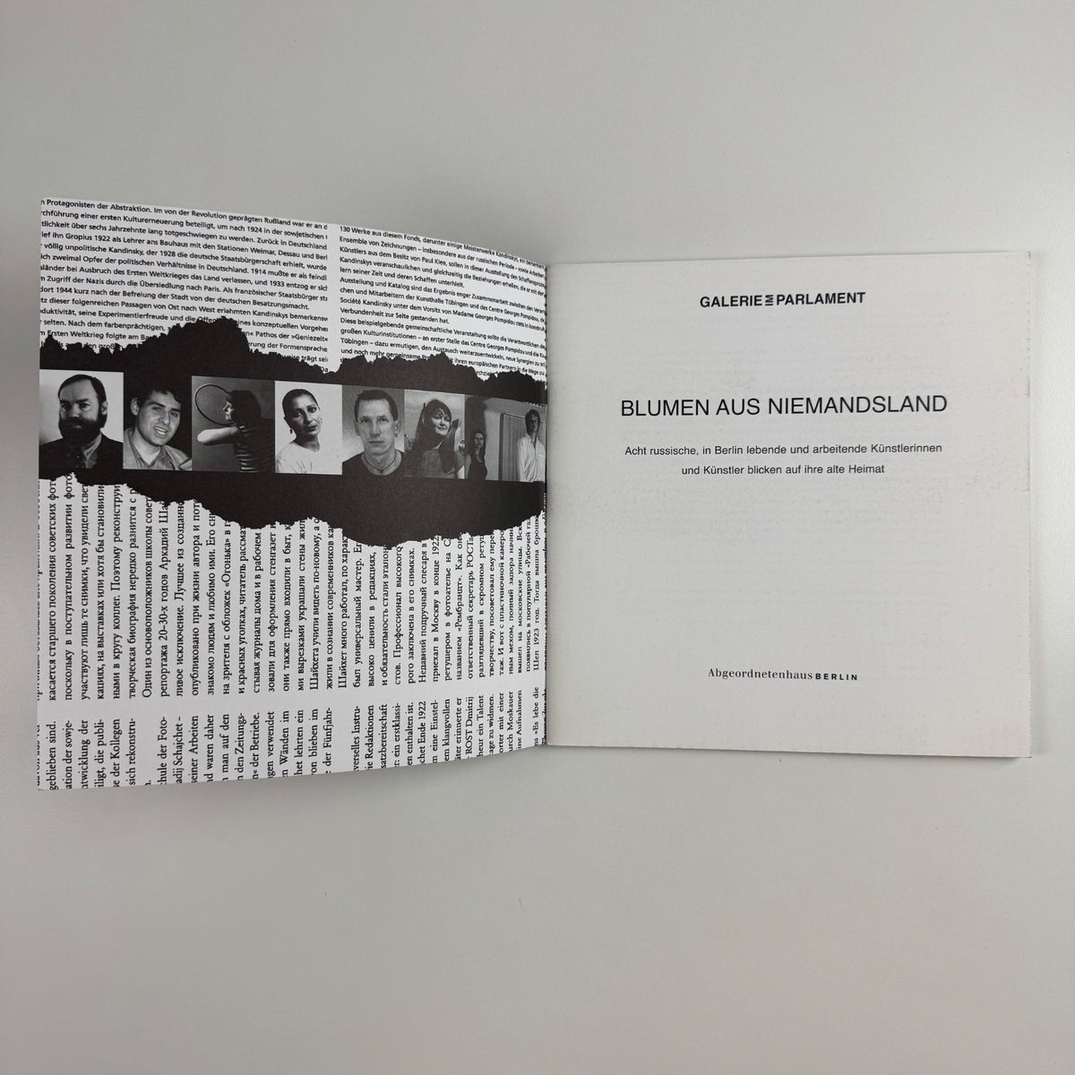 Blumen Aus Niemandsland | Galerie im Parlament, 2000