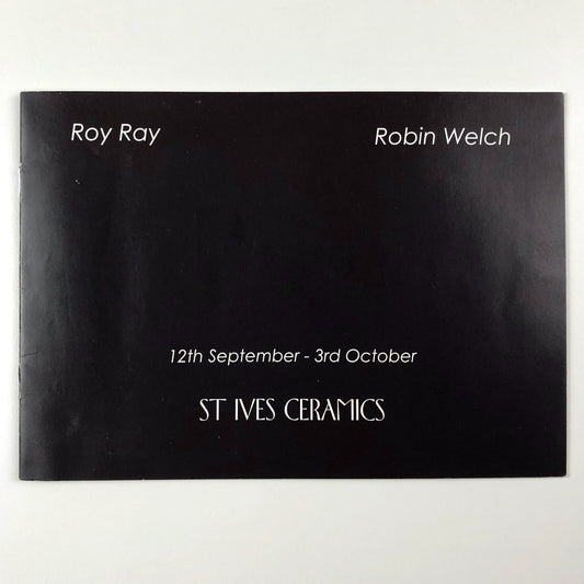 Roy Ray & Robin Welch | St Ives Ceramics exhibition leaflet