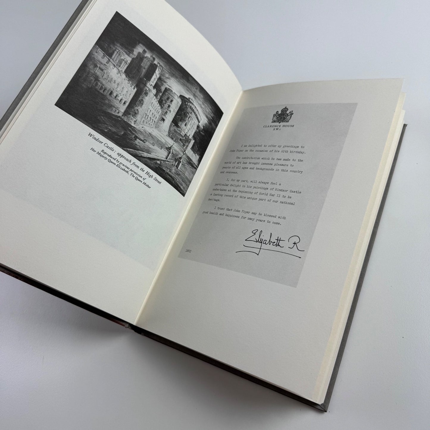John Piper on his 80th birthday The Stourton Press 1983 limited edition of 900