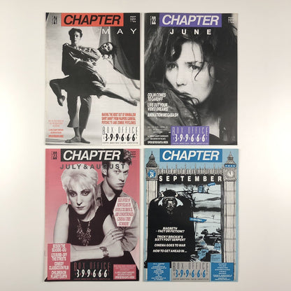 Chapter (Cardiff) free magazine Issues 1 to 35 (please note, issue 30 missing)