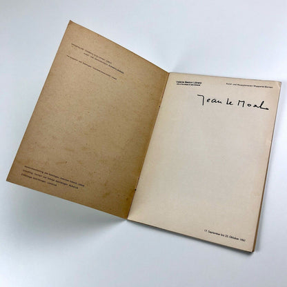 Jean Le Moal | Kunst-und Museumsverein Wuppertal-Barmen, 1961