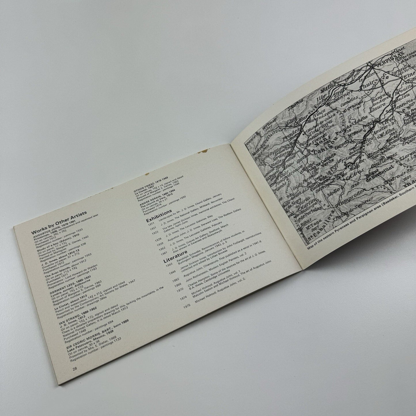 J.D. Innes | National Museum of Wales | A.D. Fraser Jenkins 1975 catalogue