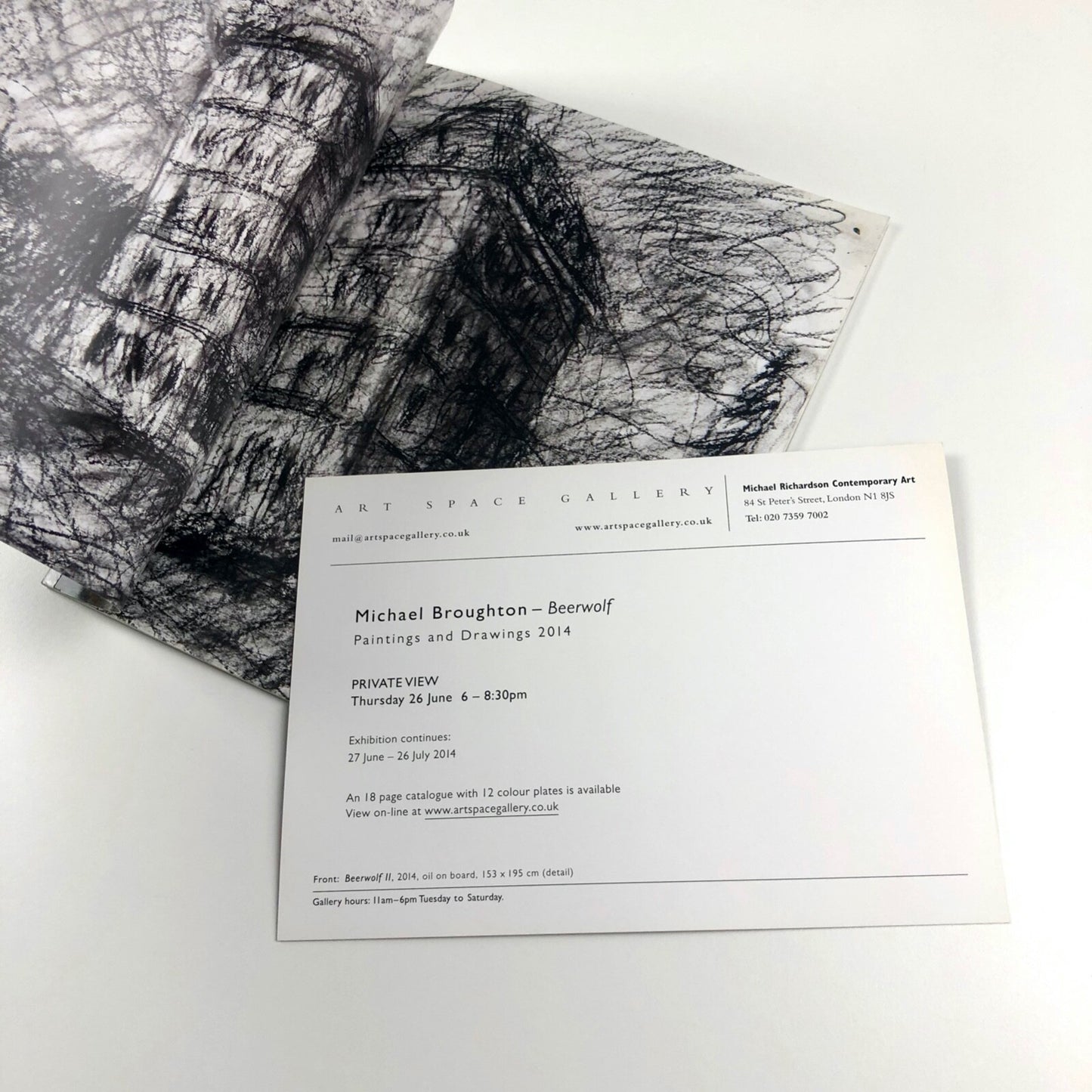 Michael Broughton Paintings and Drawings – Beerwolf Art Space Gallery catalogue, 2014