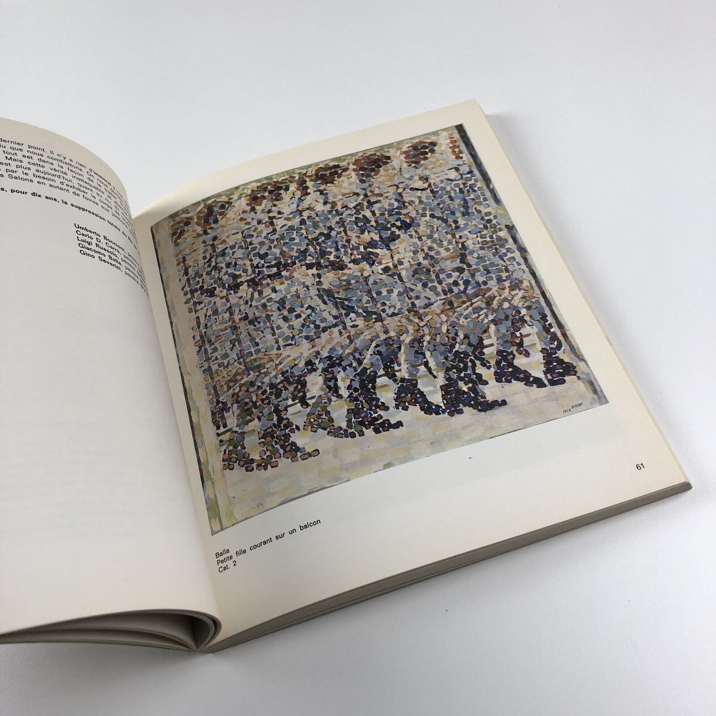 Le Futurisme 1909-1916 exhibition catalogue | Musée national d’art moderne 1973