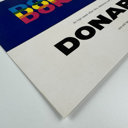 Promotional leaflet for Donart letterpress coated paper | Keliher, Hudson & Kearn