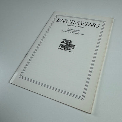 Engraving then & now. Retrospective 50th exhibition Society of Wood Engravers, undated