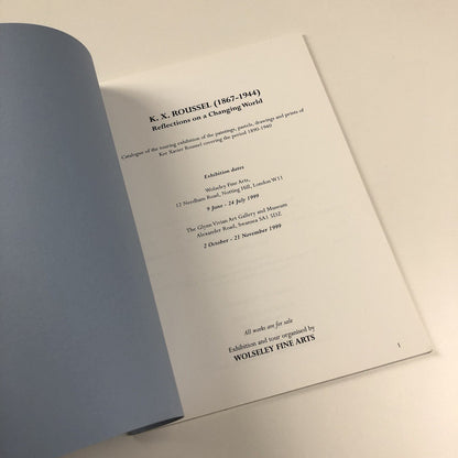 K. X. Roussel Paintings, pastels, drawings, and prints | Wolseley Fine Arts 1999